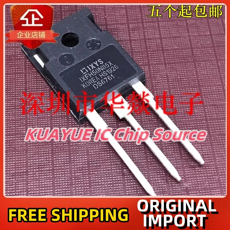 

10PCS-30PCS/ IXFH50N85X TO-247 850V 50A Fast Shipping Quality Guarantee