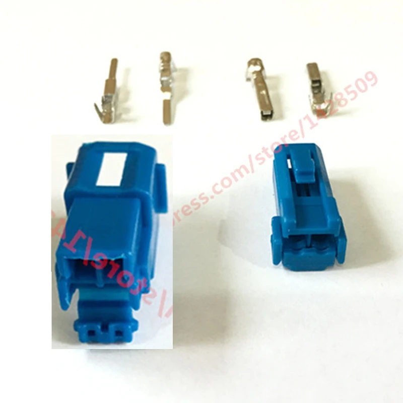 1 Pcs 2 Pin Female Male Audio Socket Tweeter Plug Auto Automotive Instrument Station Connector 174463-1 For Mazda CX5