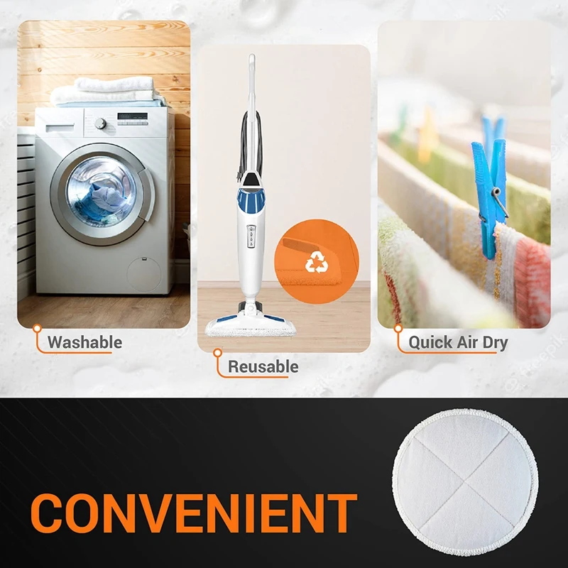 Balai serpillière lavable et réutilisable pour Bissell 2124 2039A, tampon de nettoyage en profondeur pour sols durs