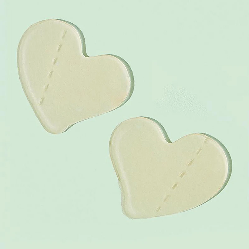 Adesivi per supporto per l'orecchio da elfo a forma di cuore Correttore per l'orecchio invisibile Toppe per supporto del lobo dell'orecchio Adesivi per il viso a V per il trucco dell'orecchio da elfo Facile da usare