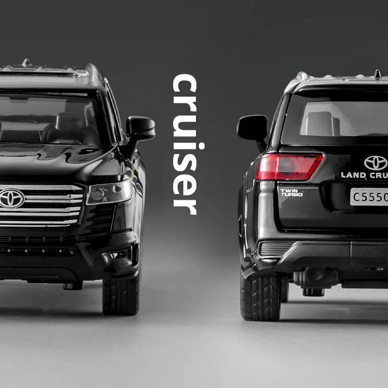 1/32 Scale Simulation Alloy Land Cruiser LC300 Car Model Large Off-Road SUV Children Toy Car Collectible Decoration
