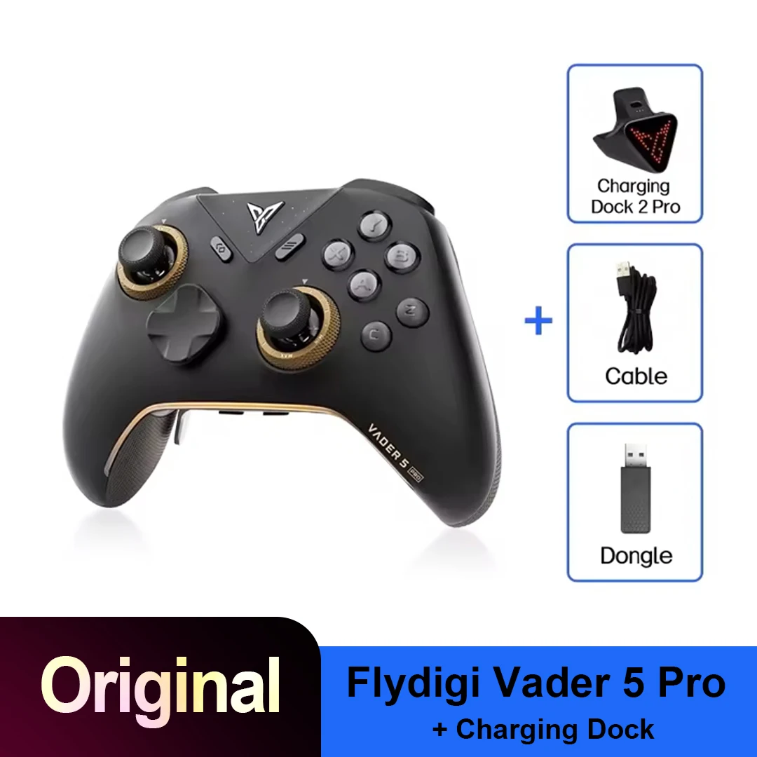 新しいFlydigi Vader 5 Proワイヤレスゲーミングコントローラー、8つの