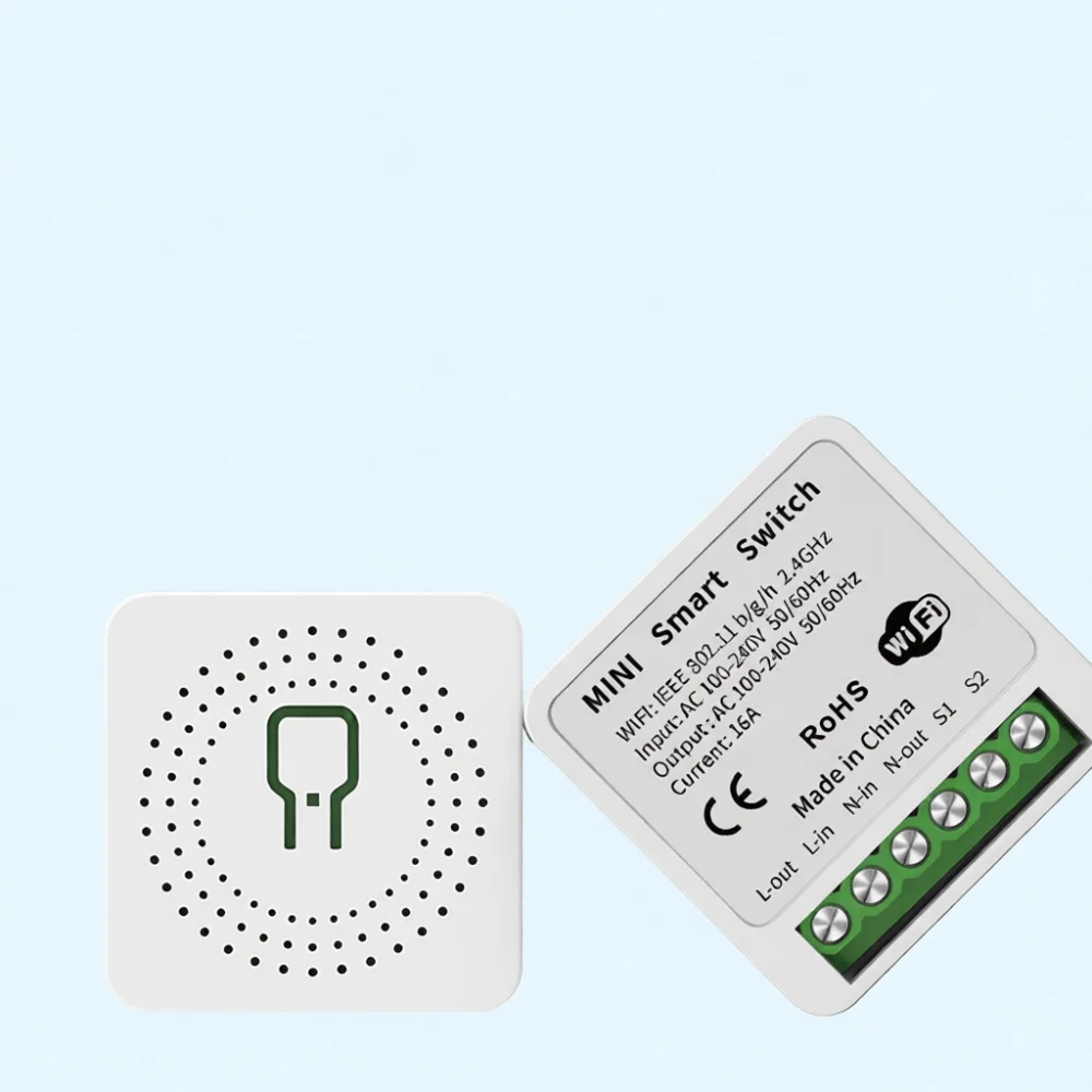 Smart Home WiFi Module 16A Mini Wireless Switch Remote Timer Control Relay For DIY Light Appliance Automation Kit