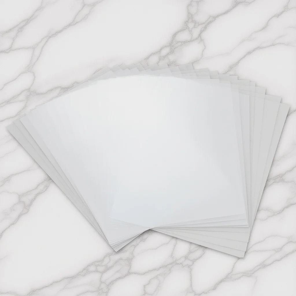 Clear Inkjet Film 20Pcs A4 Size Heat Resistant Acetate Sheets for Shaker Cards Transparent Craft Printing Transparency Paper
