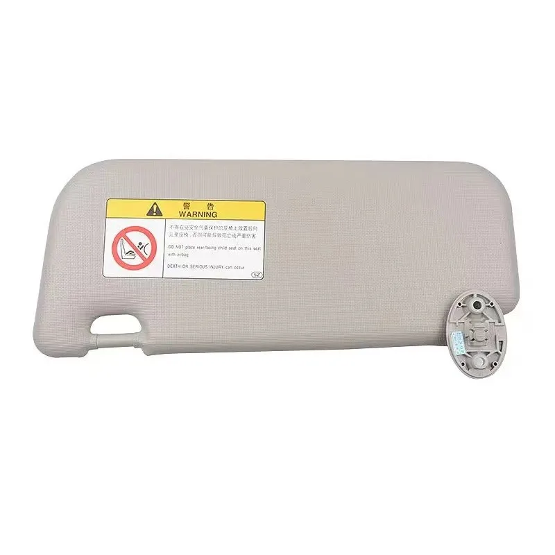 حاجب من الشمس مع مرآة ماكياج يسار يمين لسيارة تويوتا كورولا 2014-2018 سيارة كهربائية هجينة رمادي بيج العلامة التجارية الجديدة #6