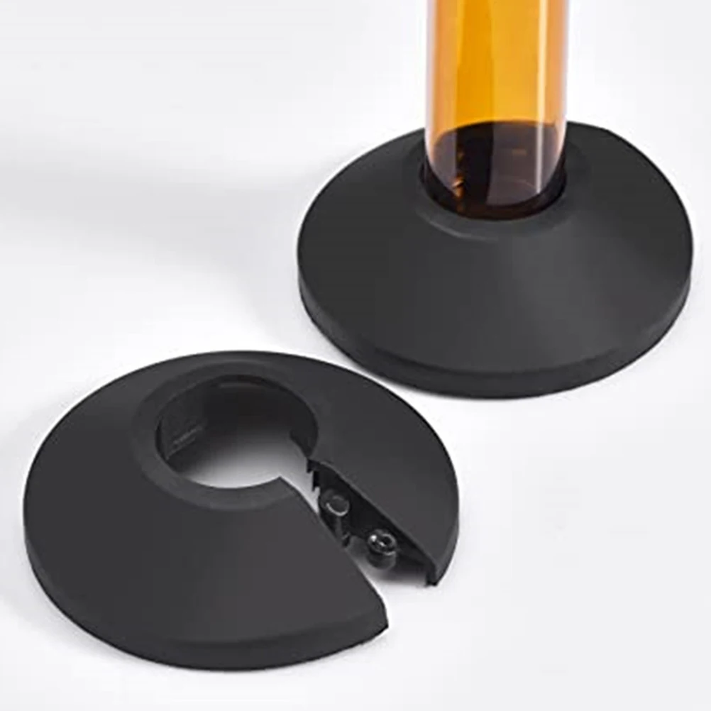 12pcs Pipe Decorative Ring PVC Wall Covers Radiator Cap Round Accessories Pipeline Hole Cover Kitchen Faucet Attachments