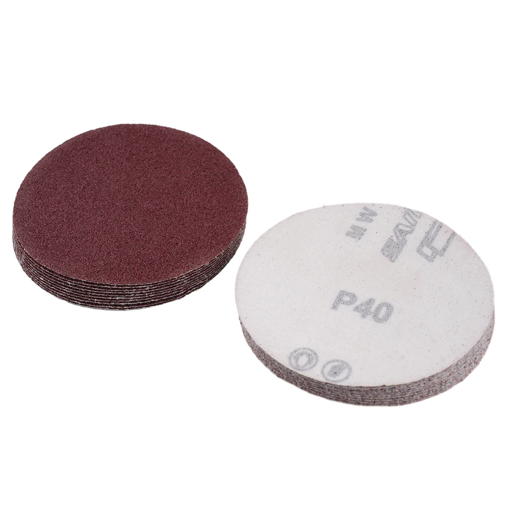 20pcs Special Sandpaper Disk For Round Polishing Red Brown Sandpapers Set 4inch/100mm 40-2000Grit Accessorie Abrasive Tools