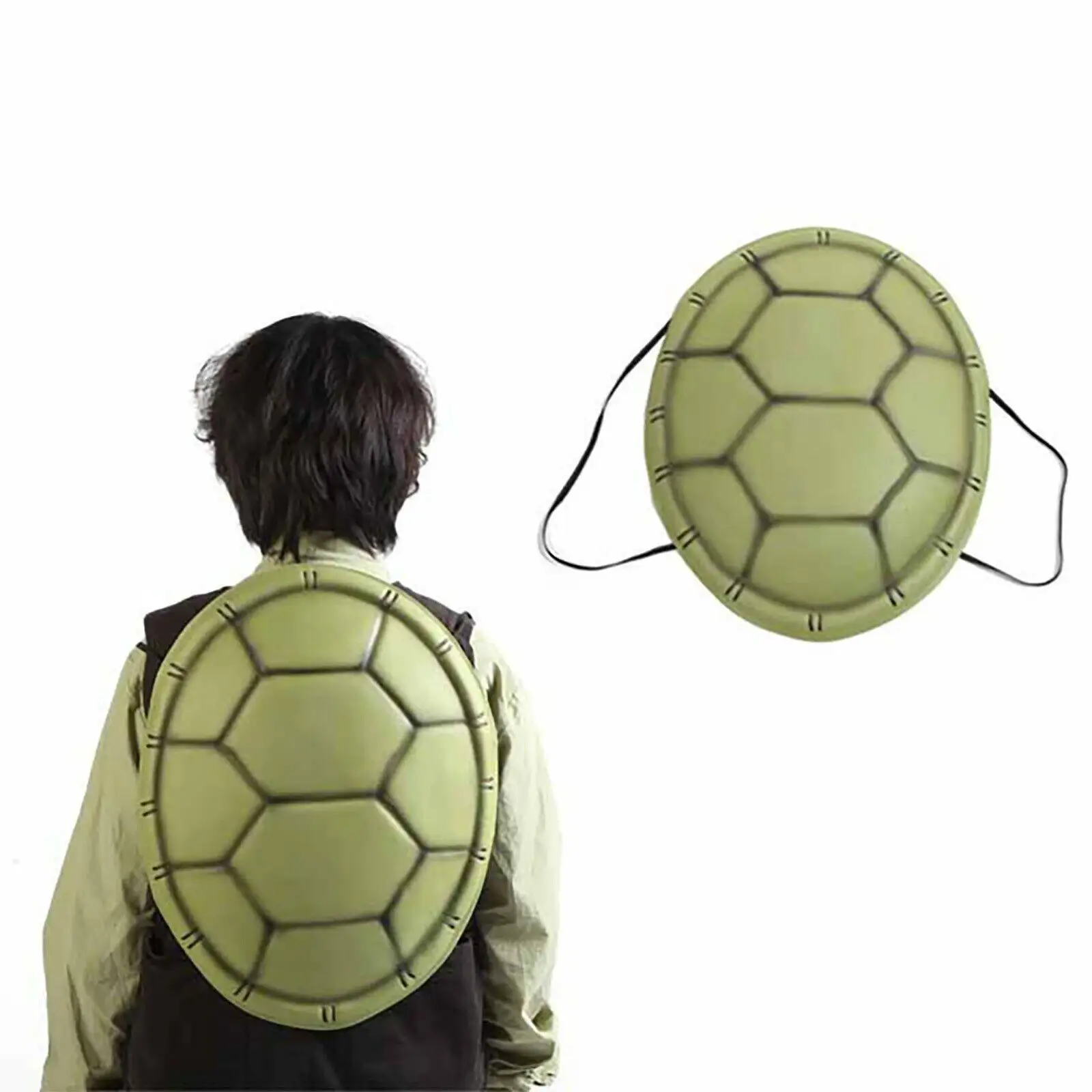 Halloween Turtle Shells Cosplay Simulation Tortoise Shells Photo Props Stage Ninja Turtle Shell Backpack Mutant Turtle