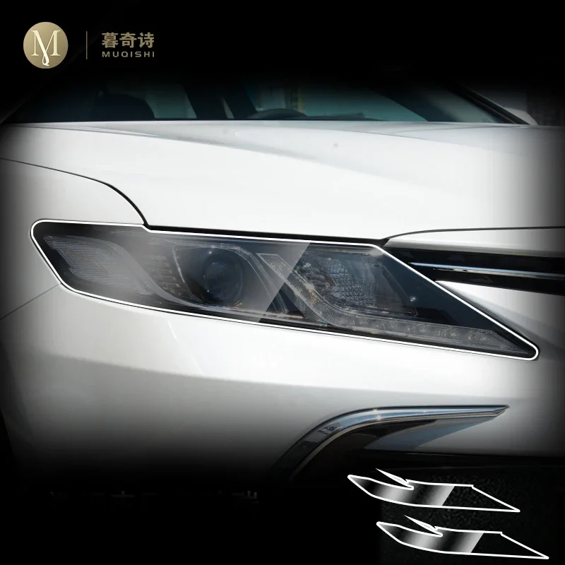 For Toyota Camry 2018-2023 Car Exterior PPF transparent Paint protective film TPU Anti scratch Headlamps protective film refit