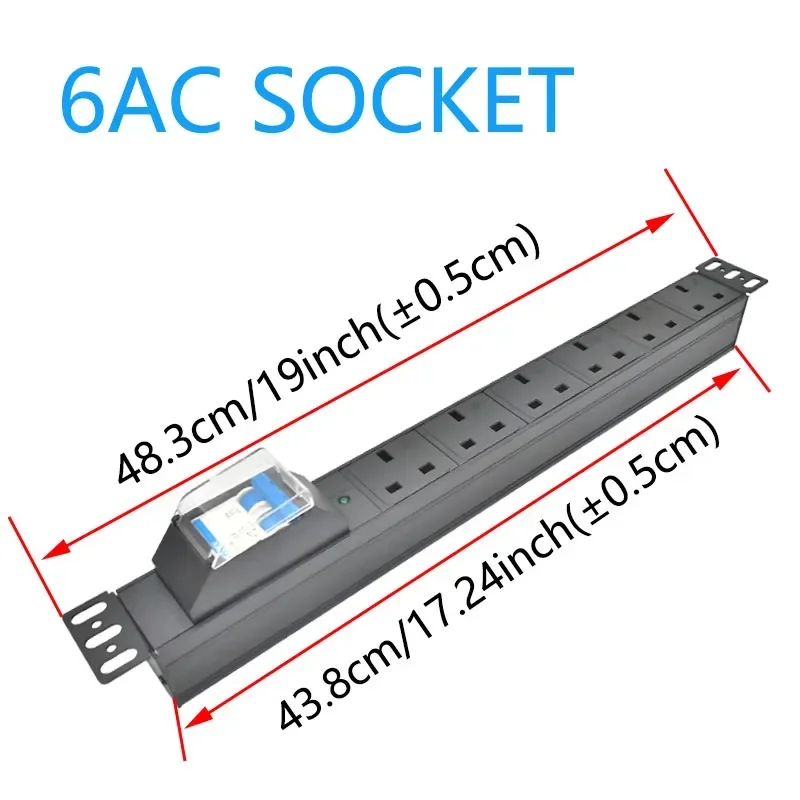 NETWORK CABINET SPD wireless PDU UK SOCKET Power Strip UK Plug Adapter Outlets 4/5 way AC Multi Electrical Sockets air switch