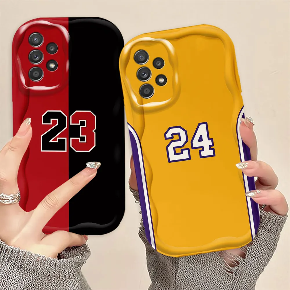 Basketball Uniform Number 23 24A  Phone Case For OPPO R17 R15 B F23 F21 F19 F11 F9 A32 A17 A9 A8 A7 X A5 A3 X S 5G PRO