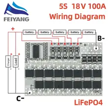Lithium Battery Protection BMS 100A #6