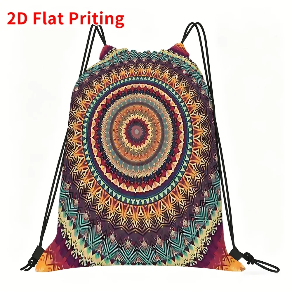 1/5PCS Custom Photo Drawstring Backpack, Double Sided Full Print Personalized Cinch Sack Bag, DIY Logo Print Gym Sports Backpack