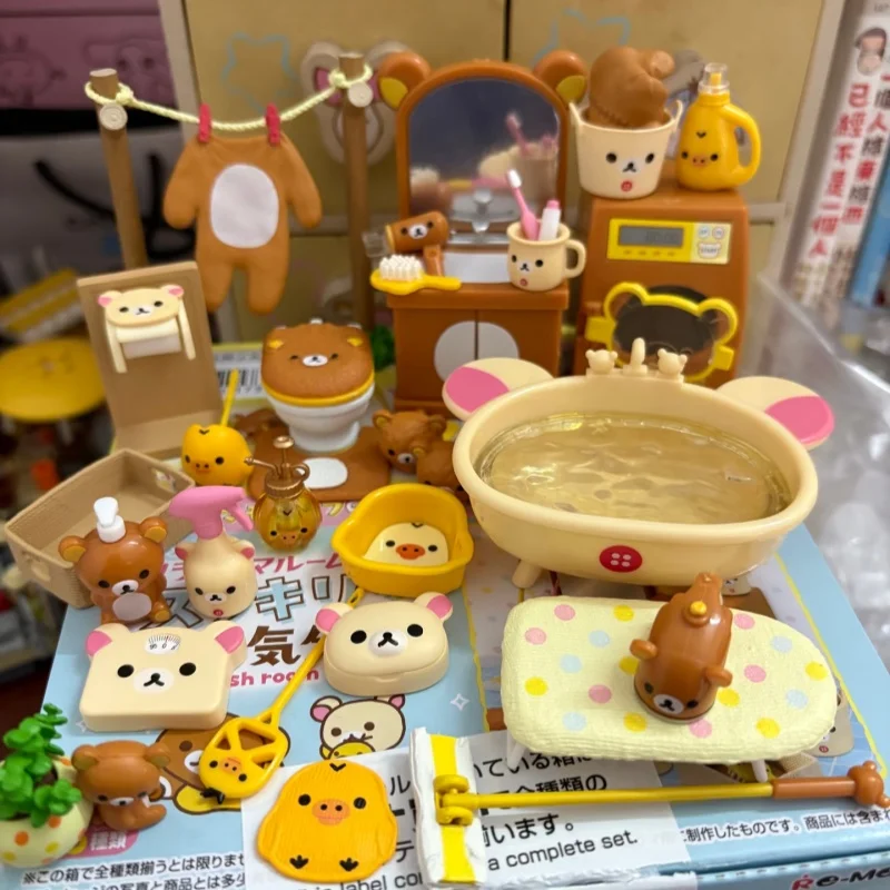 

Genuine Re-Ment Easy Bear Bathroom Series Blind Box Miniature Scene Simulation Space Model Pvc Trendy Desktop Decorations Gifts