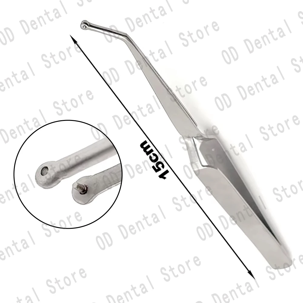 Stainless Steel Dental Matrix Band Holder Clamp with Sectional Placement Forceps – Precision Tweezers for Filling Procedures