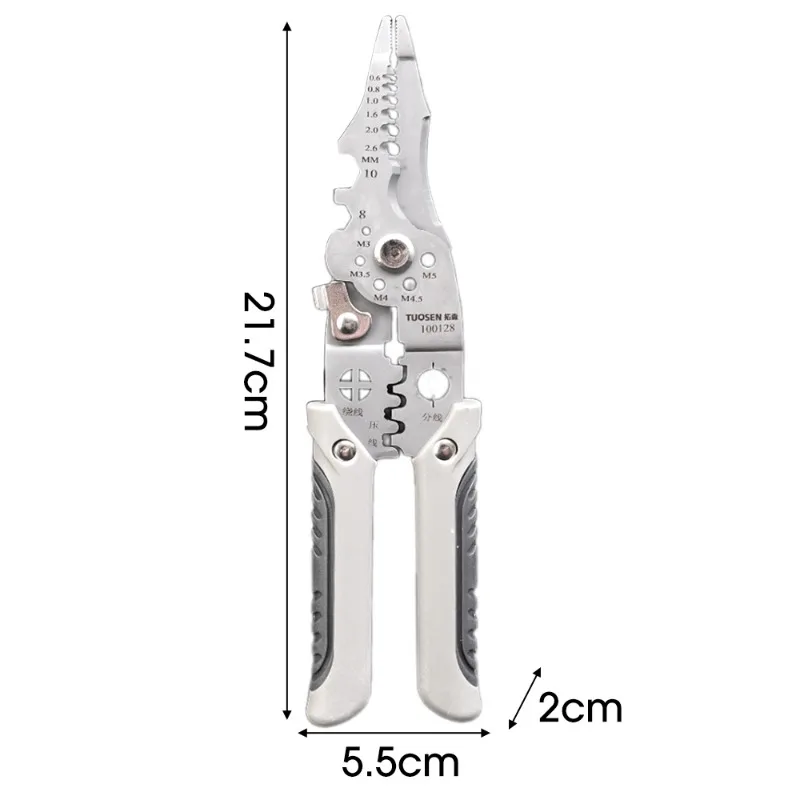 New Multifunctional Wire Crimper Pliers Cable Cutter Adjustable Automatic Electrical Wire Stripper Stripping Terminal Hand Tools