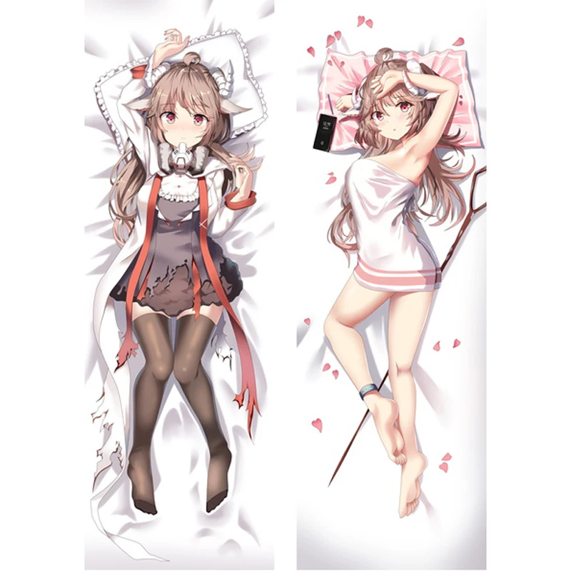 أنيمي لعبة الفرسان Eyjafjalla S تكساس Dakimakura كيس وسادة HD الرقمية المطبوعة هينغ غطاء وسادة الجسم الفراش ديكور