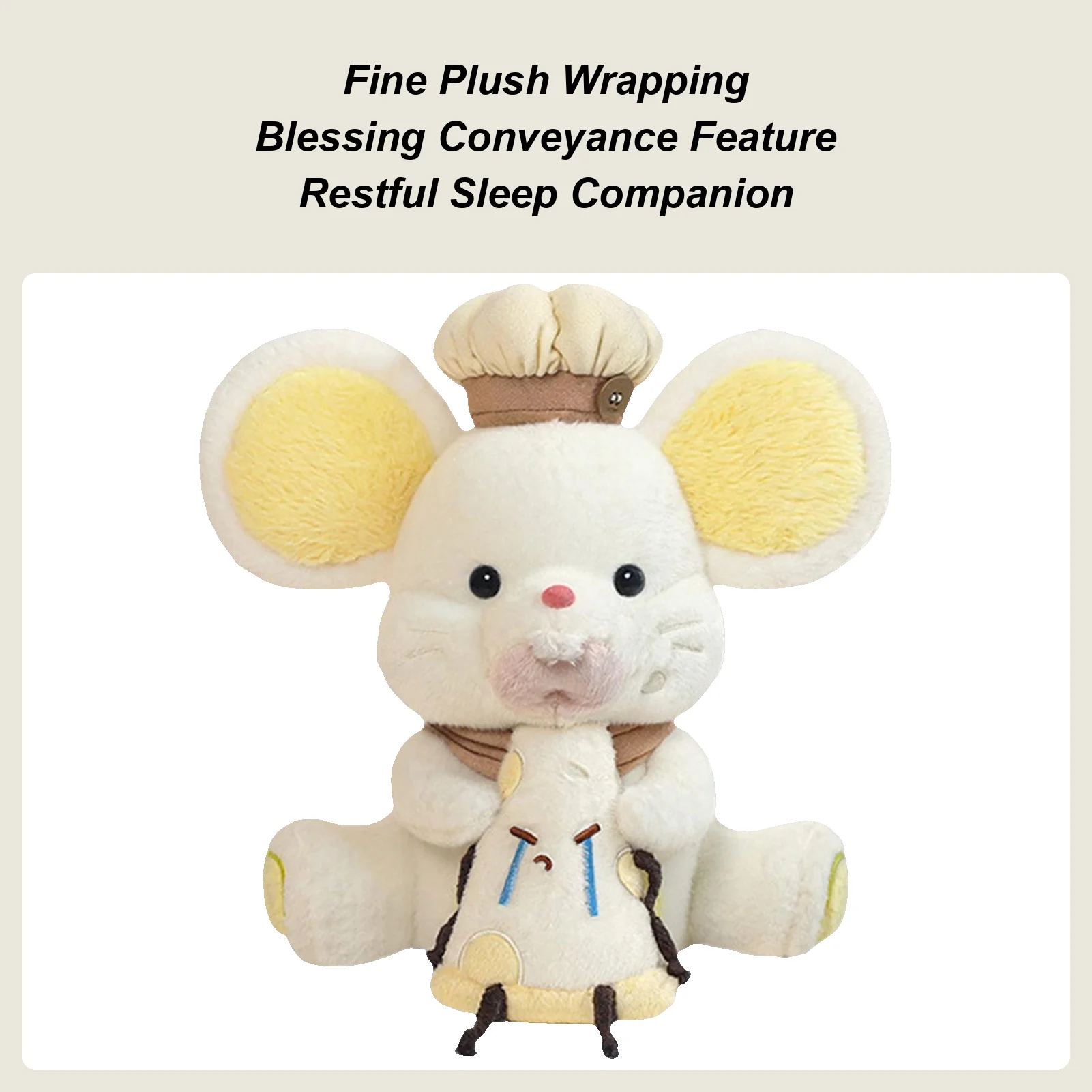 

Stuffed Mouse Plush Toy Soft Cuddly Huggable Collectible Doll Stuffed Animal Plush Pillow Toy For Adults Women Kids Children
