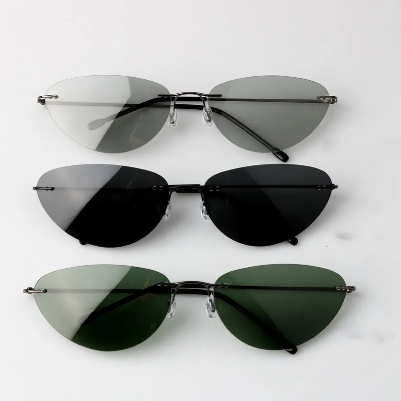 COSPLAY The Matrix Trinity Neo Polarized Óculos de Sol Homens Ultraleve Sem Aro Design de Marca de Condução Pesca ao Ar Livre Sun Glasse