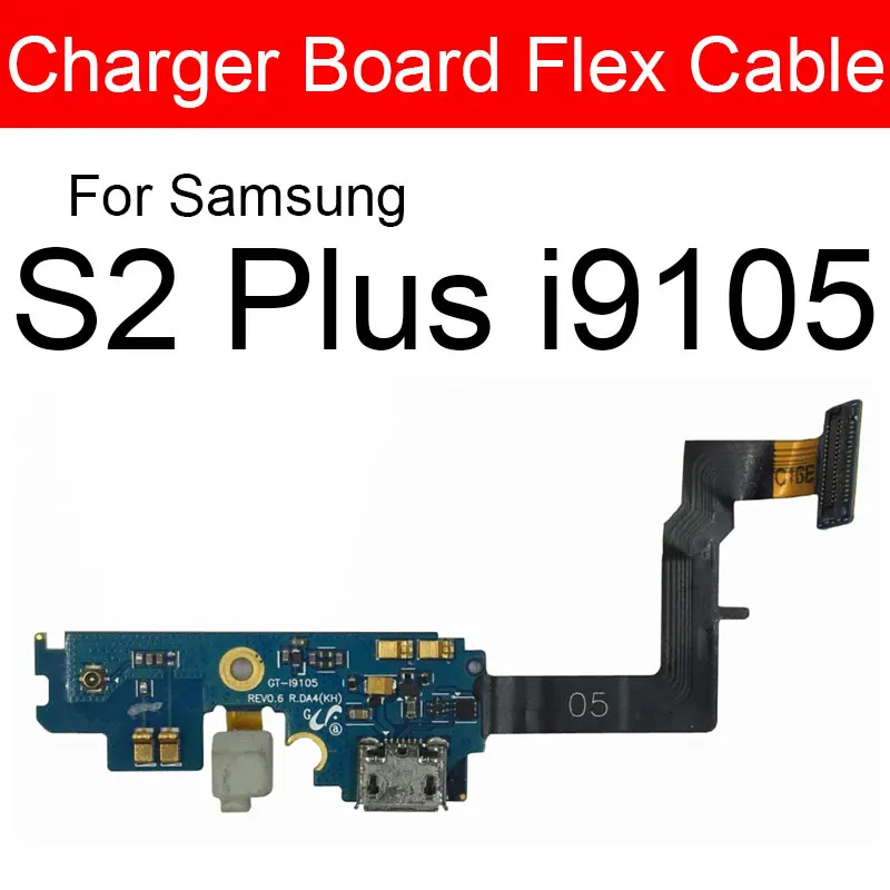 USB Charging Connector Board For Samsung Galaxy S2 S2 S II Plus I9105 I9105P Usb Charge Port Jack Board Replacement Repair