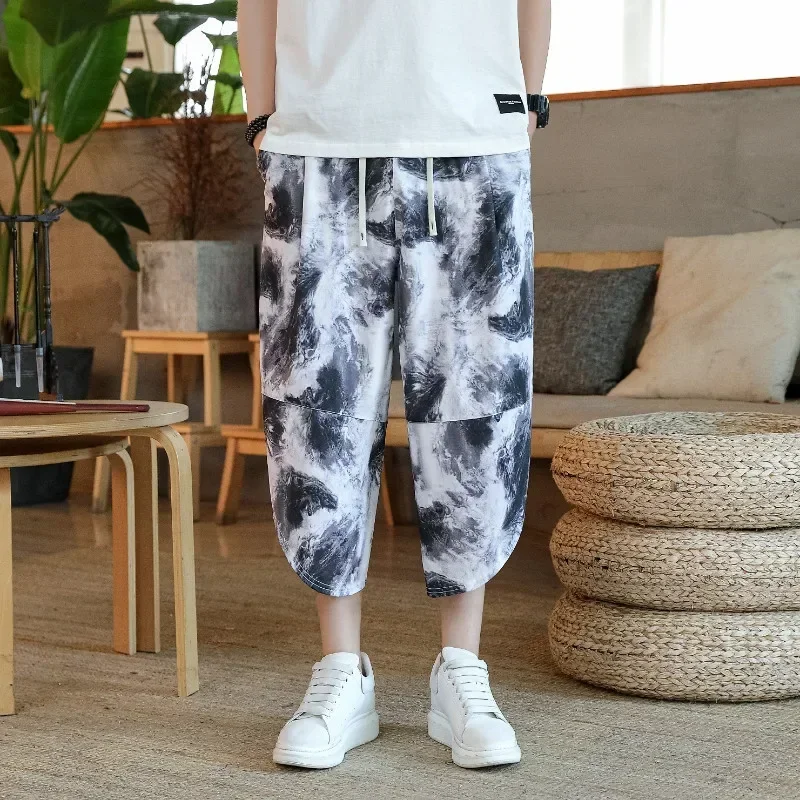 Pantaloncini casual da uomo con stampa lanterna per le vacanze estive in spiaggia Pantaloncini casual da uomo alla moda con design con stampa unica