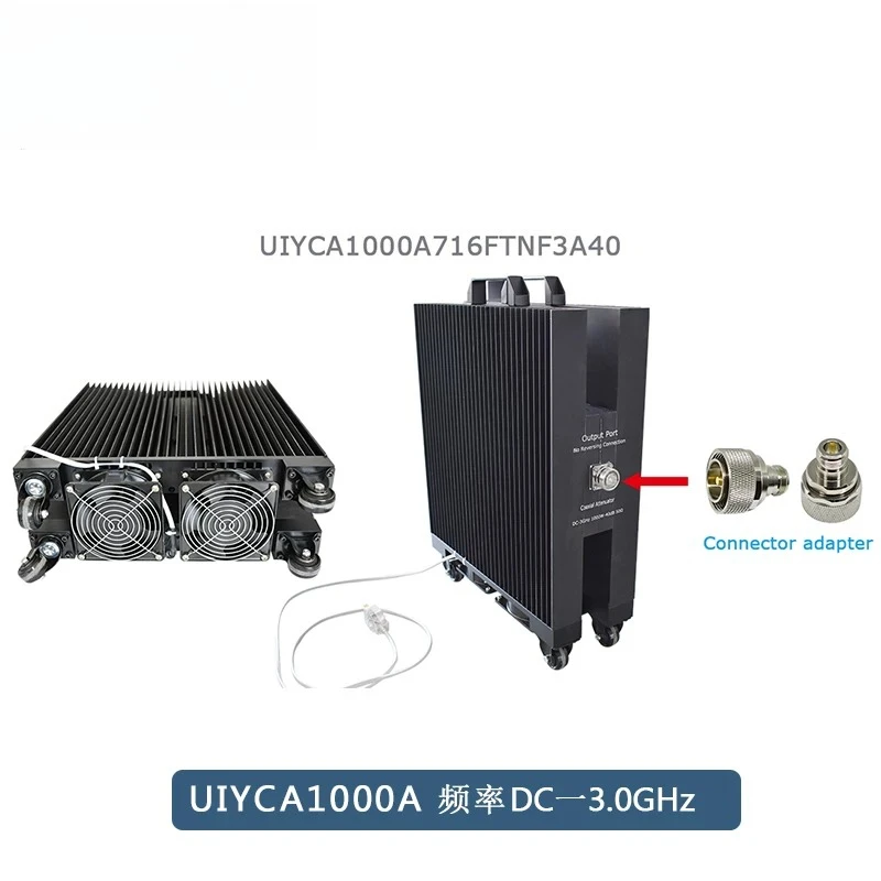 1000W high power coaxial attenuator frequency 3GHz  fixed attenuator 10~ 60dB optional customization