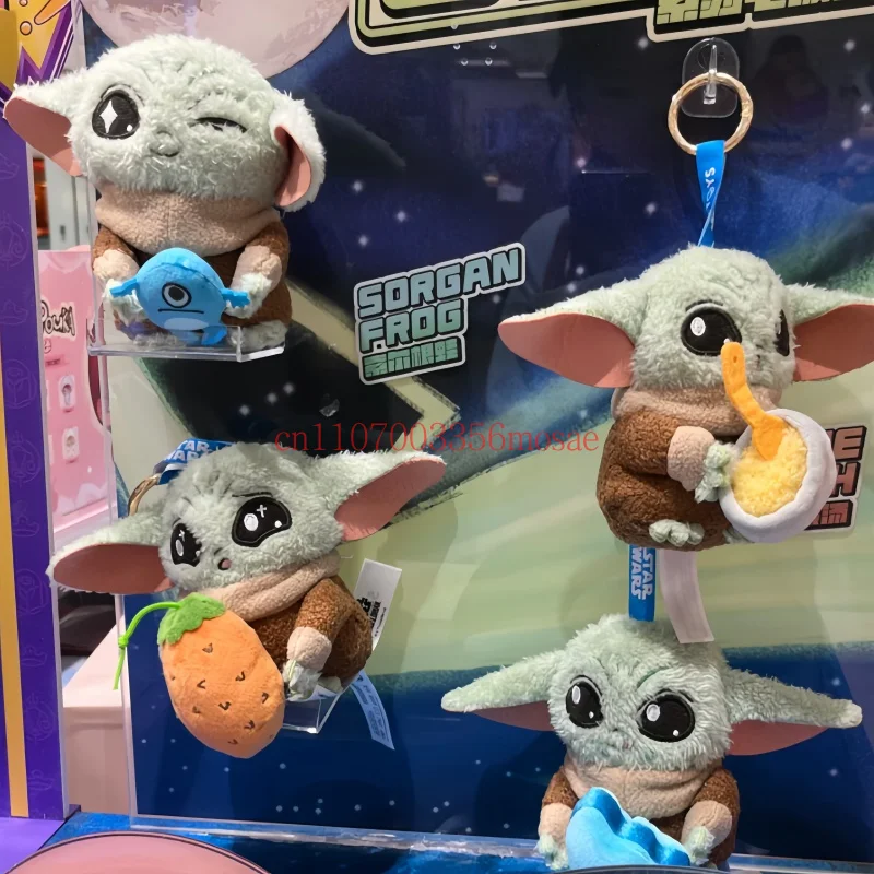 Hot 52toys Authentic Grogu Foodies Series Collectible Plush Blind Box Star Wars Bag Pendant Kawaii Kids Birthday Gift Customized view 4