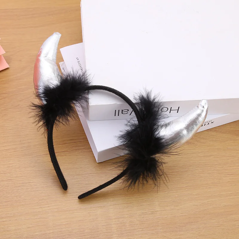 هالوين عيد الميلاد عقال الإبداعية شخصية شيطان القرن حفلة عيد ميلاد جو الديكور مثير إغراء عقال #4