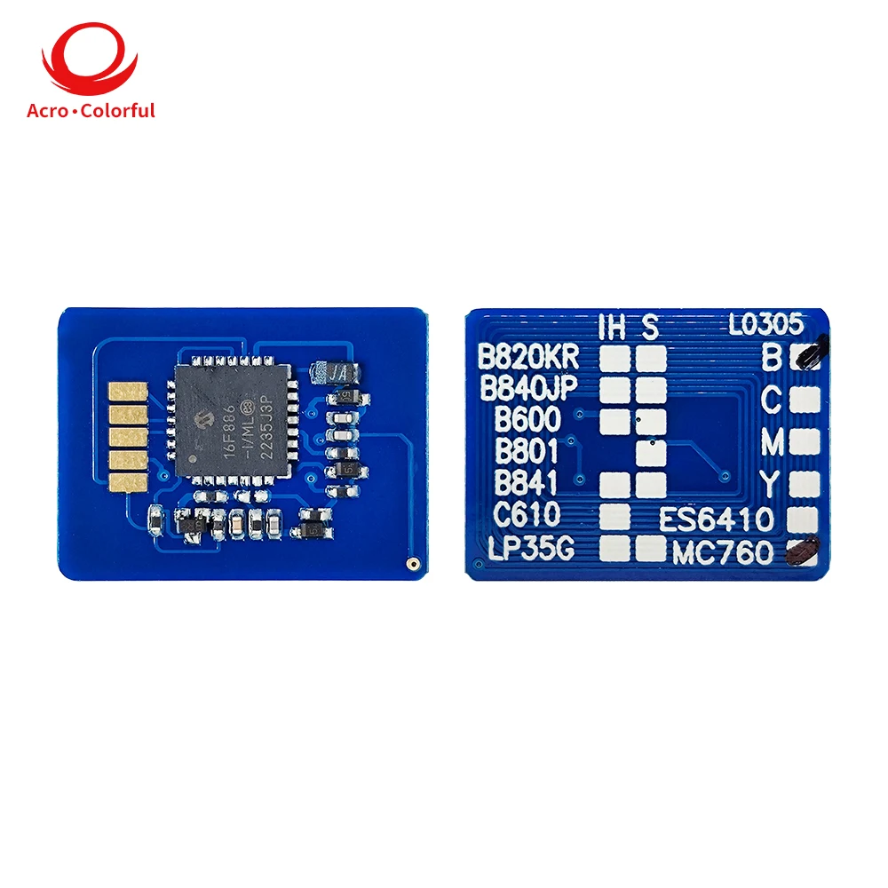EUR Compatible 45396304 45396303 Toner Chip 45396302 45396301 for OKI MC760 770 780 Printer Cartridge 45396204 45396201 45396203