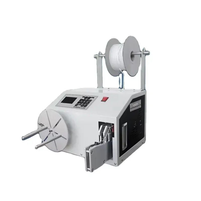 Jianbo Adjustable Coil Cable Manufacturing Equipment Automatic/Semi-Automatic Forward Reverse 300W Power Line Winding Tying