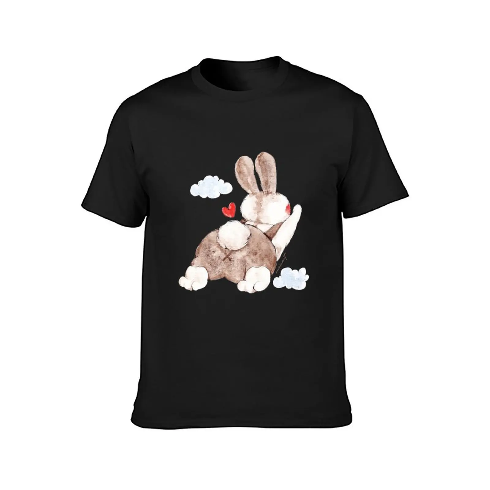 Marshmallow Butt T-Shirt anime clothes boys whites vintage clothes summer clothes men