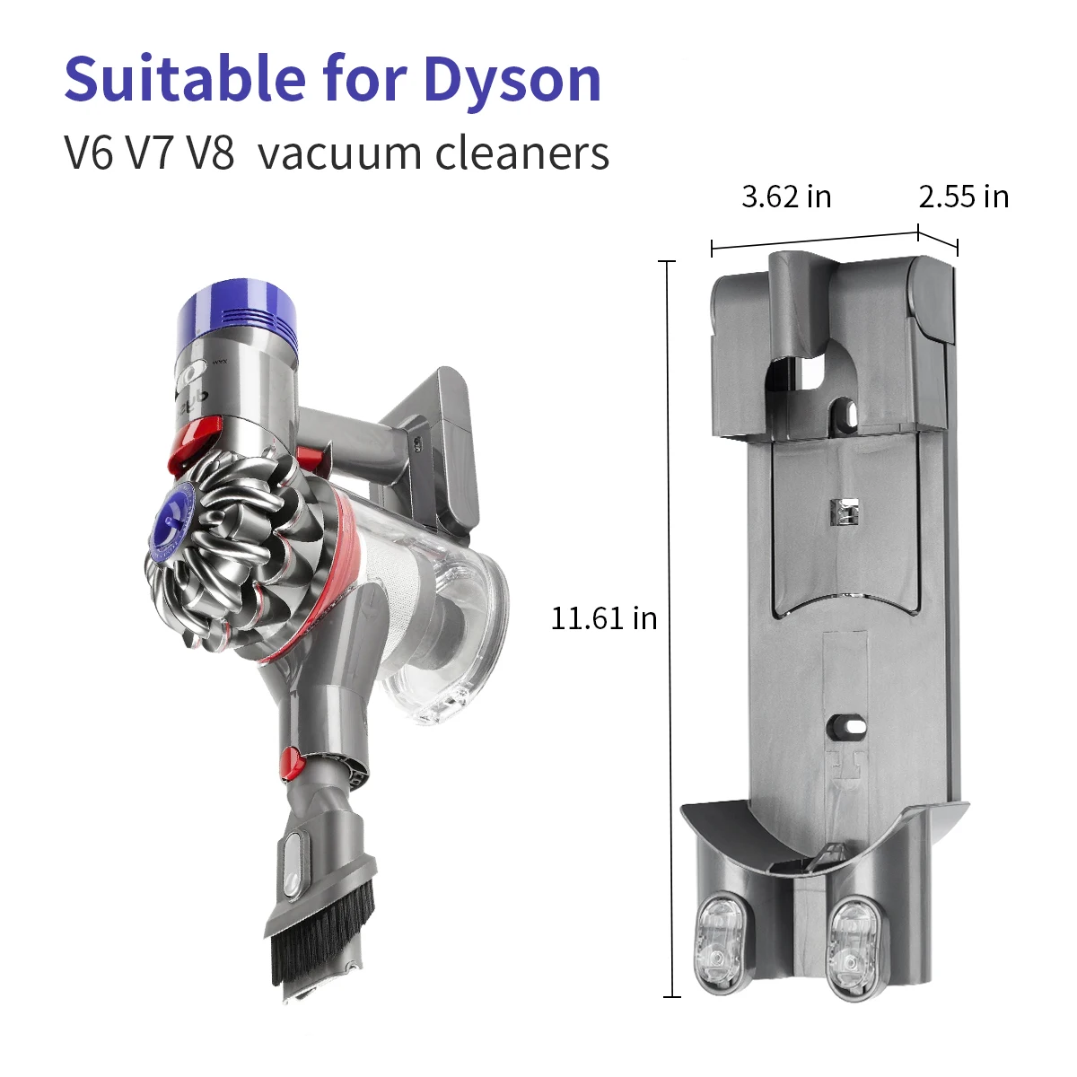 Utilizzato per accessori per aspirapolvere Dyson gancio caricatore torre DC30 DC31 DC34 DC35 DC44 DC45 DC58 DC59 DC61 DC62 DC74 V6