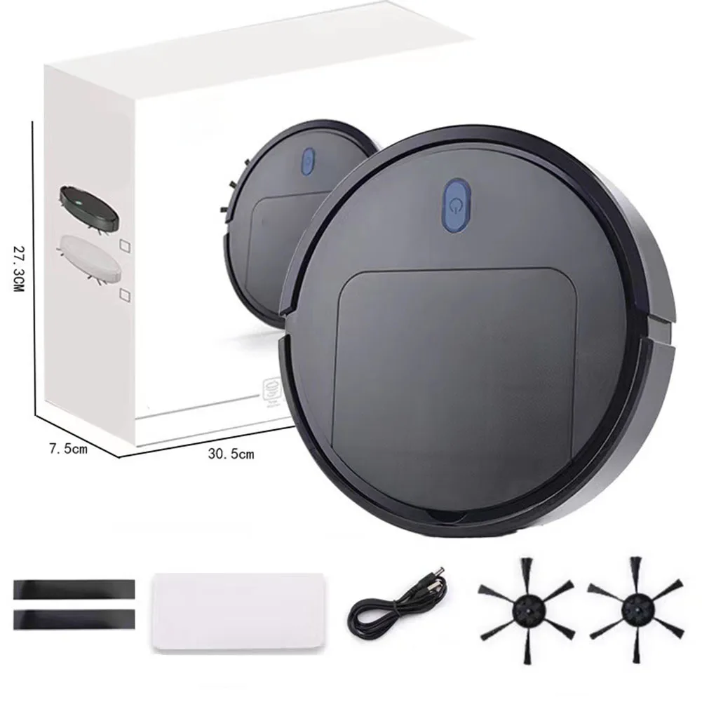 Smart Home Robot Vacuum Cleaner with Multiple Cleaning Modes Including Auto Spot and Scheduled Cleaning Options