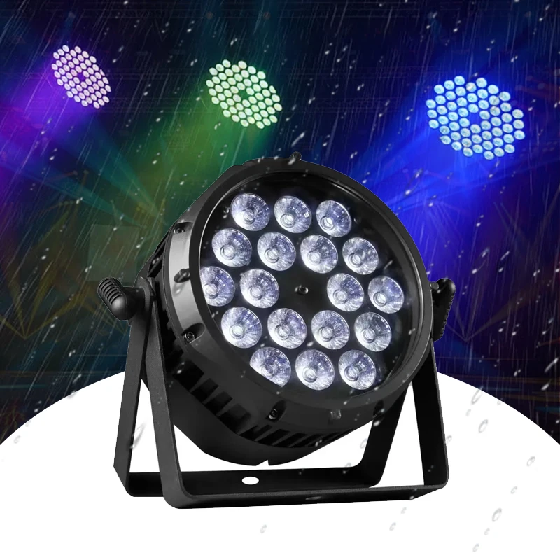 

High Quality Ip65 Waterproof 18*10W RGBW 4in 1 LED Par Light Dmx Led Stage Lights for Bar Nightclub Events Weddings