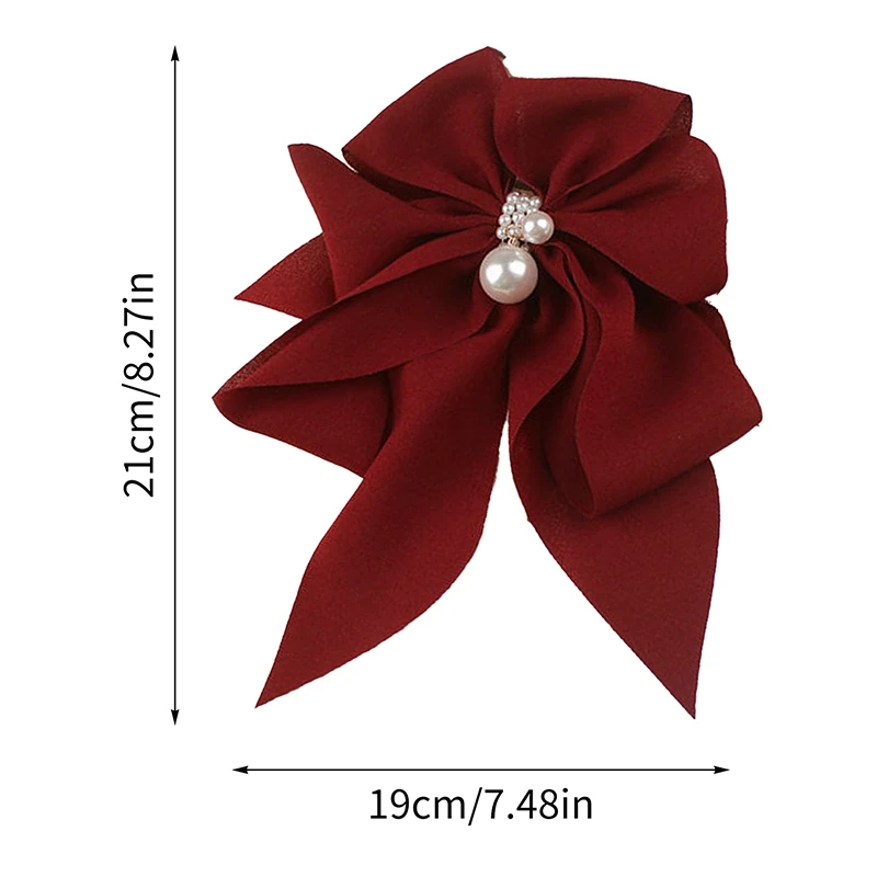 Women Girls Wild Big Large Hair Band Trendy Hairpin Casual Hair Clip Cute Ribbon Bow Ladies accessories Big Bow Barrette