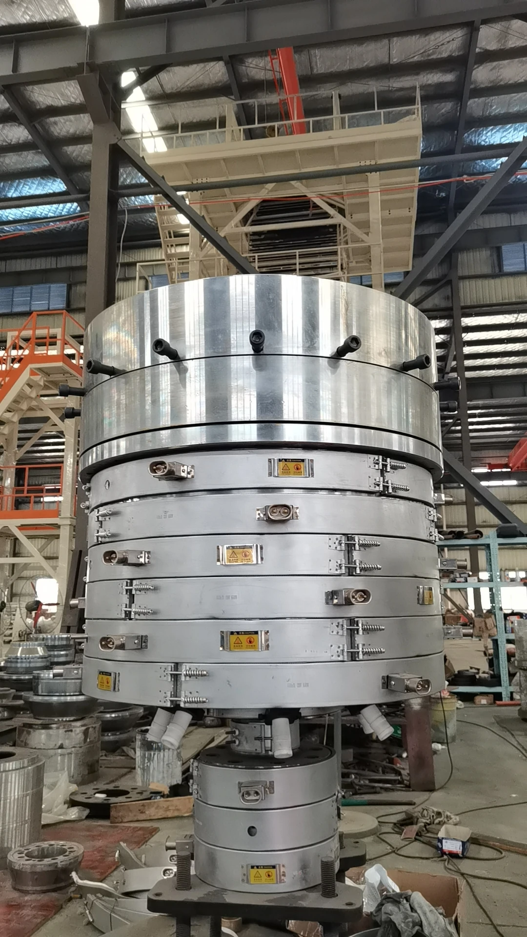 High-Performance 450mm Die Extrusion Head for Blown Film Machines With Precision Temperature Control