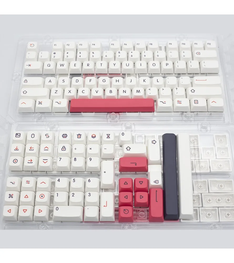 Keycaps Keycaps Taiwan Phonetic Thai Russian Mechanical Keyboard Universal 126 Keys Fendai XDA Hot Sublimation