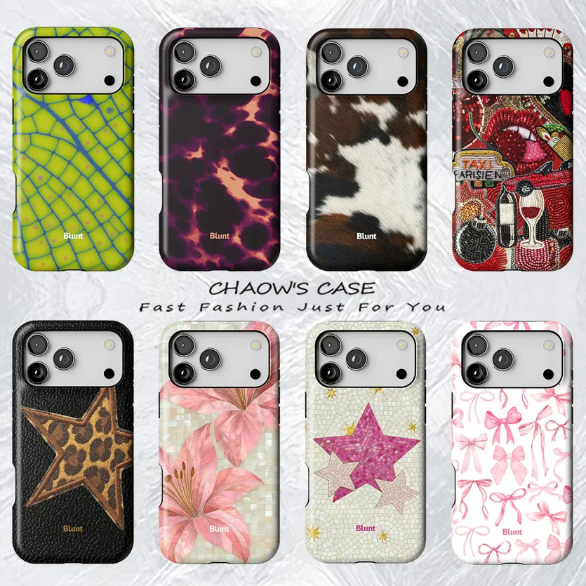 

Luxury Blunt Color Blocking Design Phone Case for iPhone 17 17e 16e 16 15 14 13 12 11 Air Pro Max Plus Double-layer Back Cover