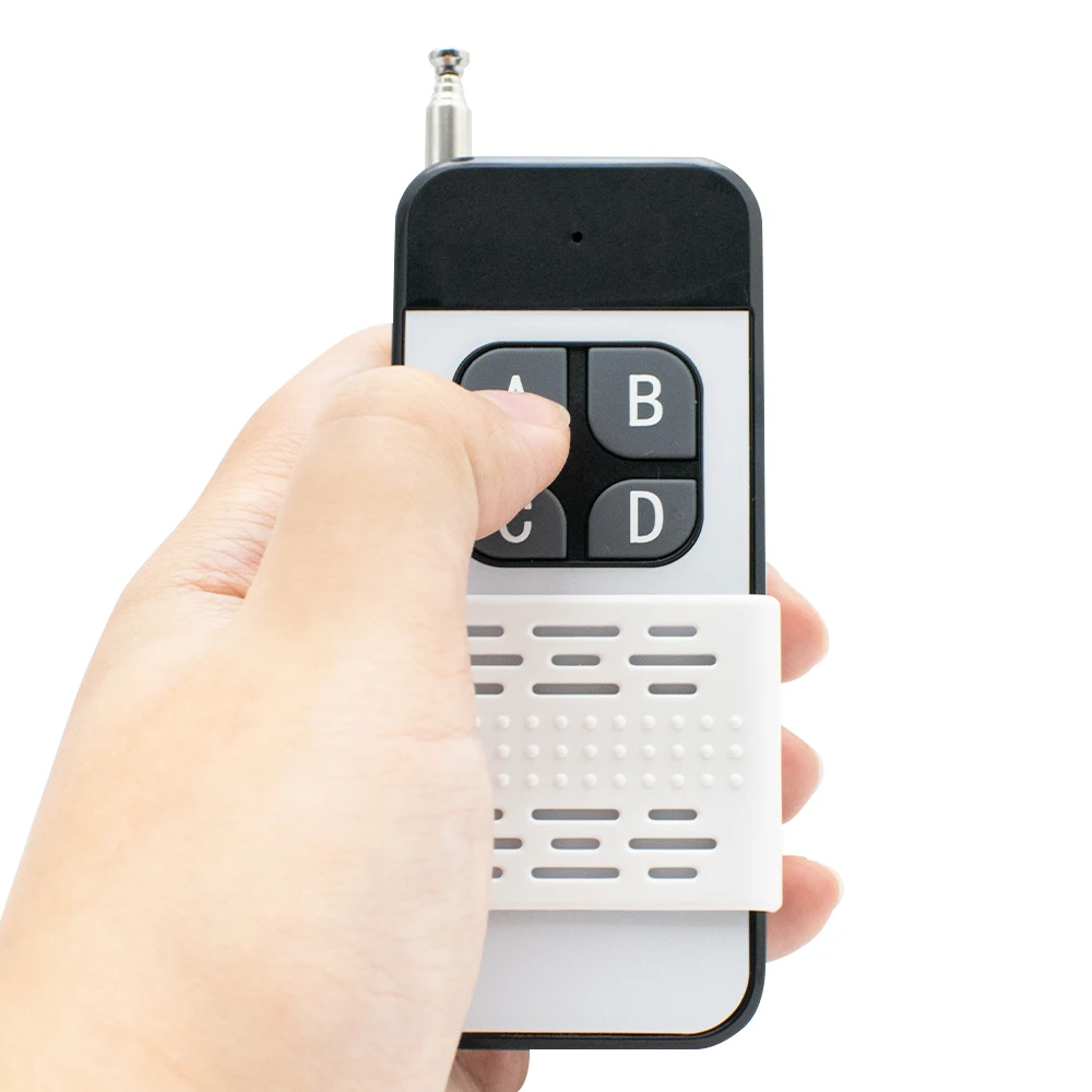 433mhz Remote Control for RF Switch Relay Module 1 2 4 Button 433mhz Learning Type with Antenna