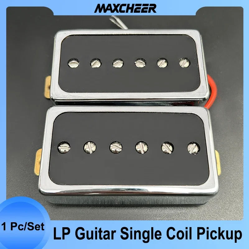 P90 Style Electric Guitar Pickup Humbucker Size Single Coil Pickup Neck and Bridge Guitar Parts and Accessories