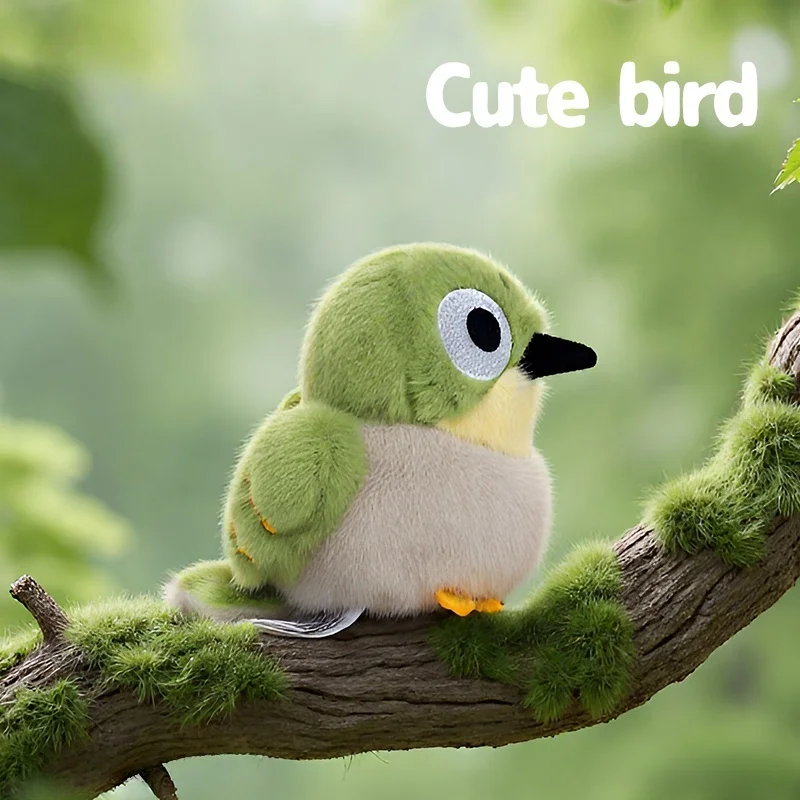 11 cm Cartoon Divertente Serie di insetti Giocattoli di peluche Morbido e carino Uccelli della giungla Animali di peluche Regali di compleanno perfetti per bambini Ragazze o ragazzi