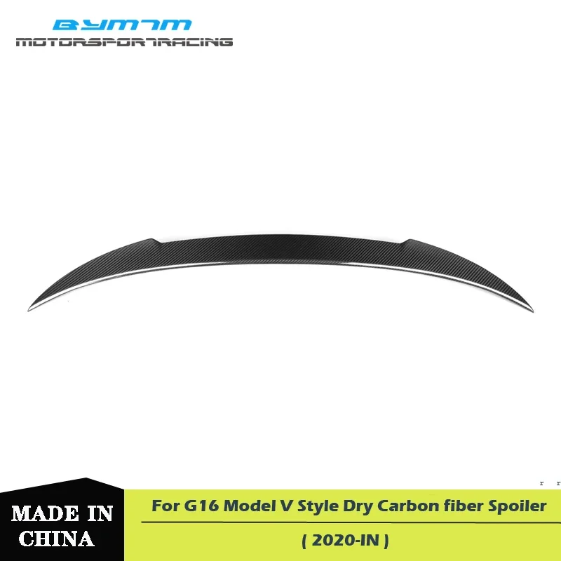 

Car exterior decoration V Style Excellent Dry Carbon fiber Spoiler For BMW 8 Series G16 F93 M8
