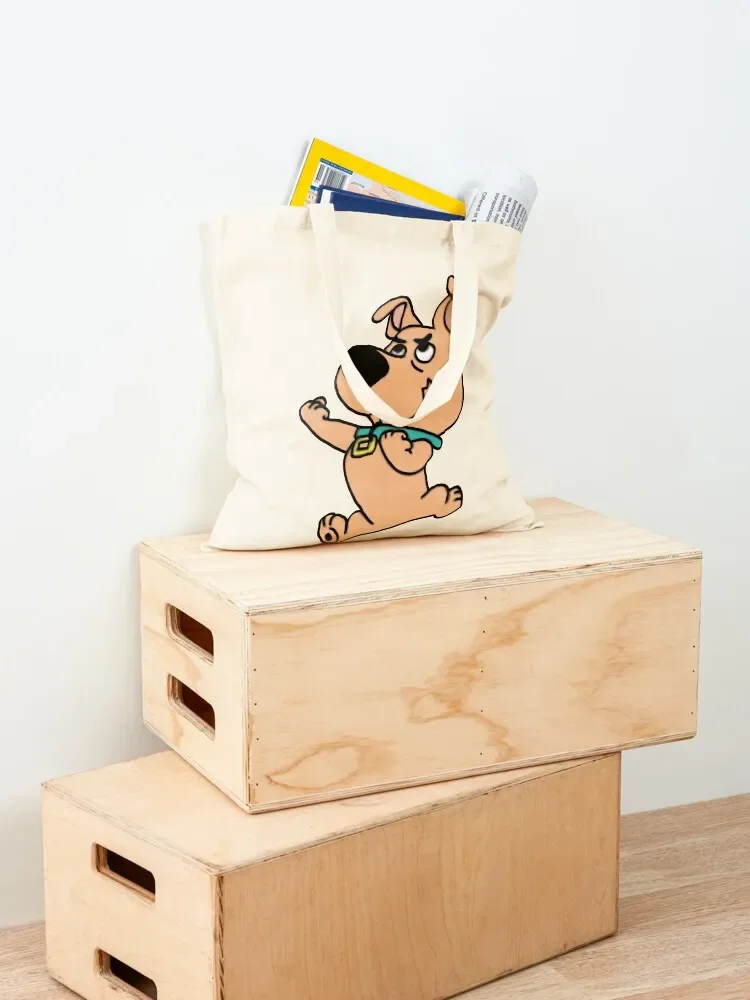 tinju doo yang goresan dilapisi Tote Bag tas belanja yang dapat digunakan kembali tas belanjaan yang dapat digunakan kembali Tas besar