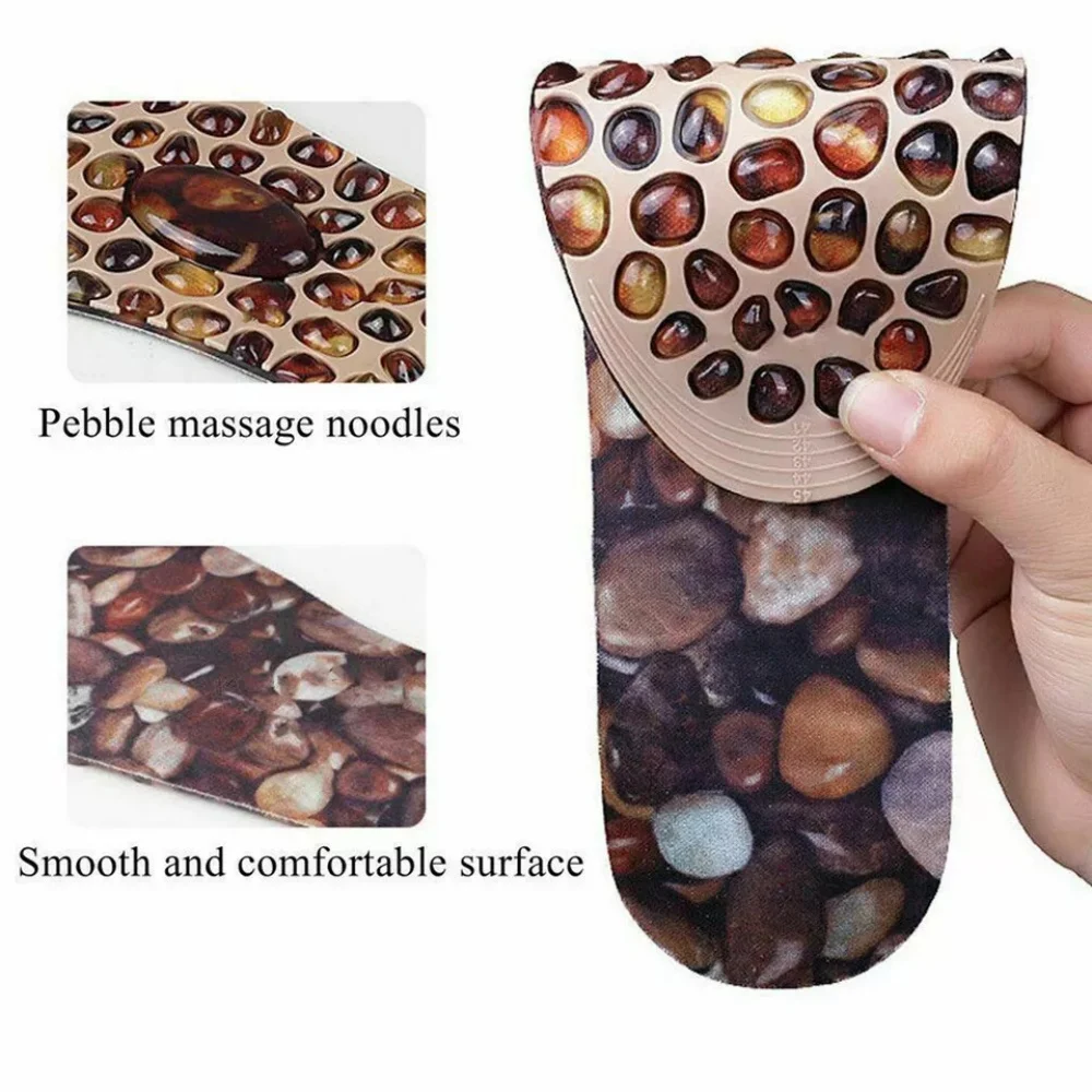 نعال تدليك القدم الحجرية للرجال والنساء ، وسادة صحية ، وسادات أحذية العلاج بالابر ، وعلاج التخسيس ، وفقدان الوزن ، وحجر المشي