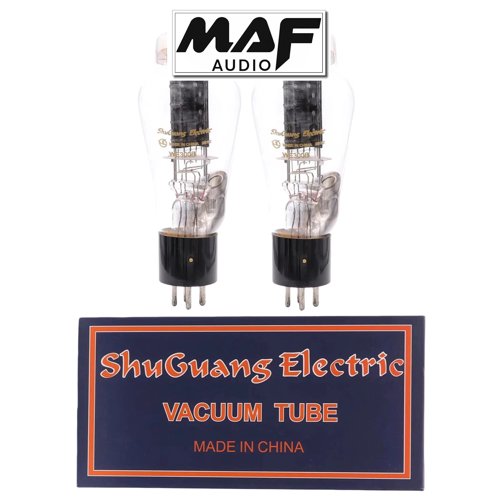 

Shuguang WE300B Vacuum Tube 300B Electron Valve Lamp Replica Western Electric Vintage Amplifier DIY Kit Matched
