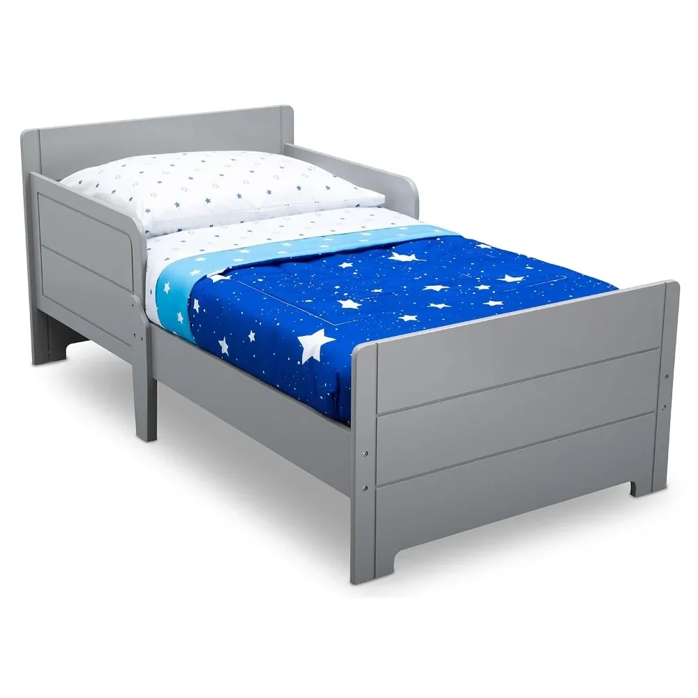 Quadro de cama com cabeceira e footboard de madeira, gêmeo, meninos, meninas, adolescentes, adultos, nenhuma mola da caixa necessária