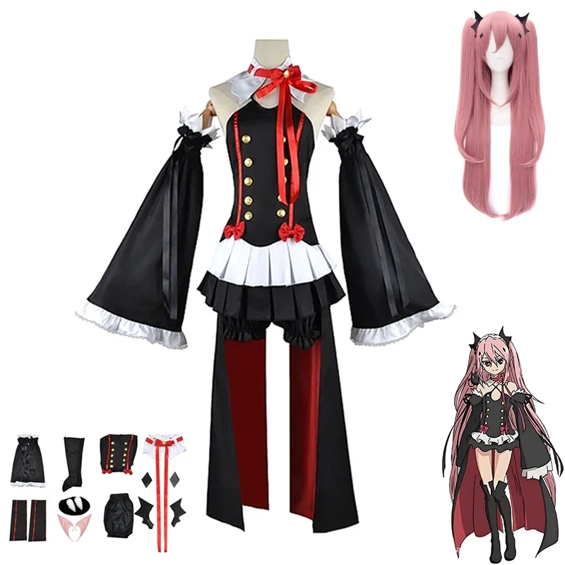 

Jump Square Krul Tepes girl and women Cosplay Costume For Halloween Carnival parties and all types of activities