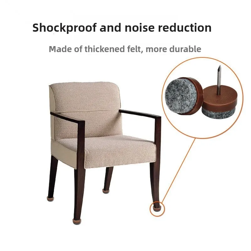 30pcs/pack Felt Foot Pad Skid Glide Nail Protector Furniture Chair Table Leg 18mm/20mm/22mm/24mm/28mm