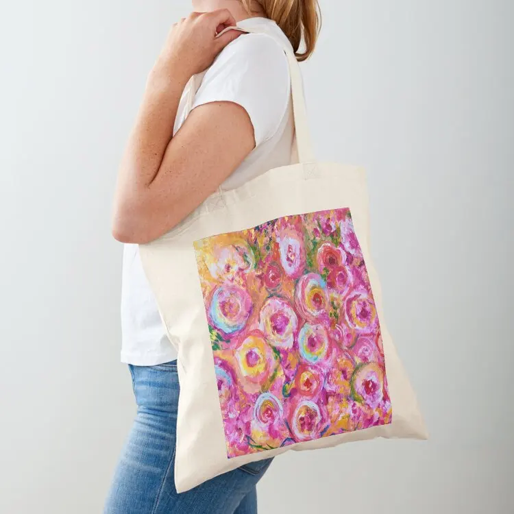 

Flower Profiles Tote Bag tote bag women eco bag folding Reusable bags