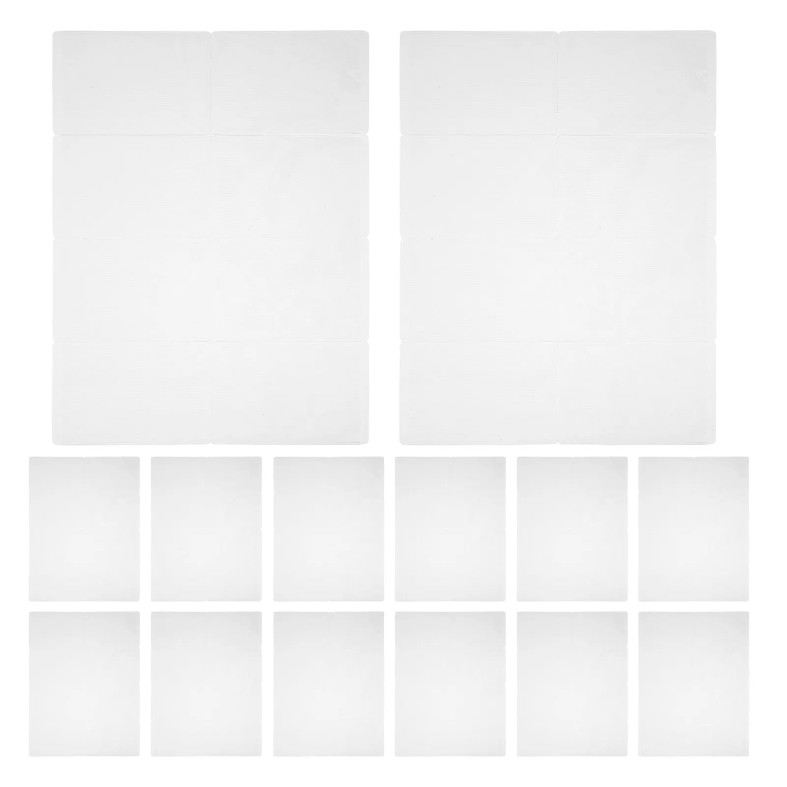 

100Pcs Card Storage Sleeve Transparent PVC Protective Credit Business Insurance Card Organizer Holder Cards Sleeves